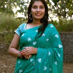 Siazloom-Printed Mal Cotton-Turquoise Blue