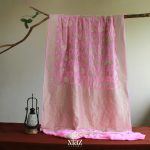 Siazloom Pink Chiffon Handwoven  Banarasi saree